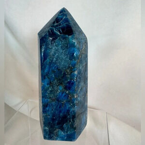 Blue Apatite Tower from Madagascar